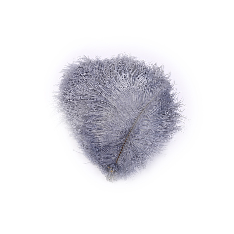 Factory Direct Supply Hard Tube Ostrich Hair 20-25cm Tail Hair Stage Decorative Flower Arrangement Road Lead Large Size Ostrich Feather