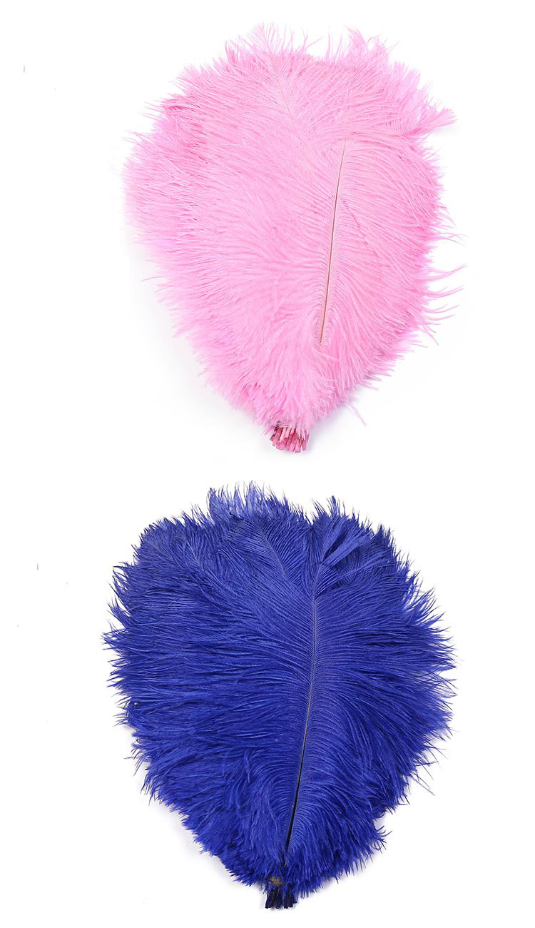 Dyed Ostrich Hair 20-25cm Color Feather 8 Colors in Stock Can Be One Piece Dropshipping