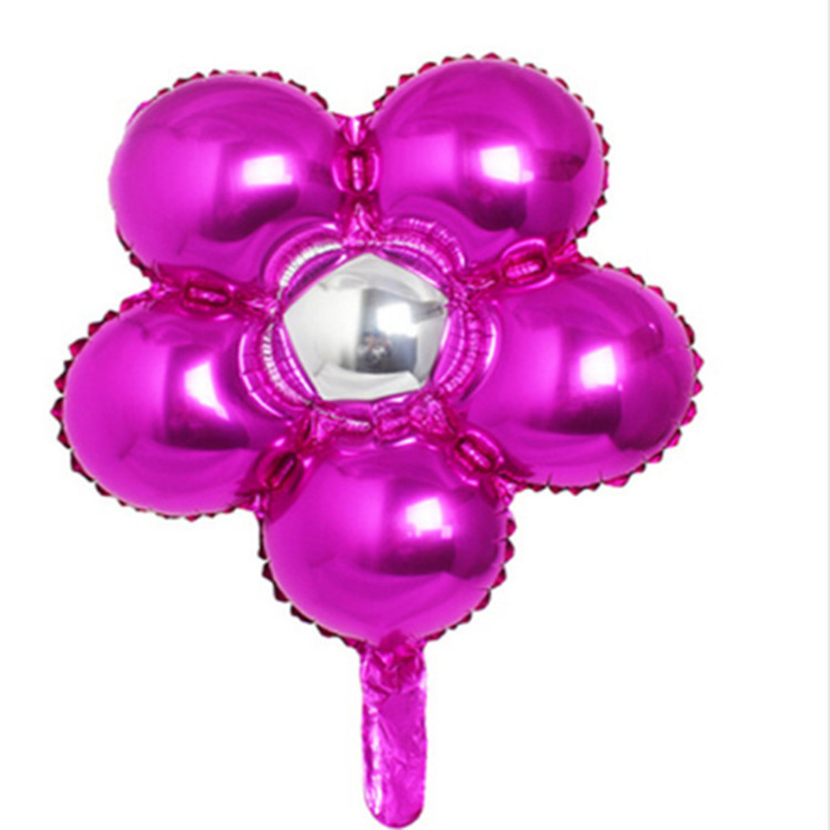 Five Petal Flower Balloon Flower Aluminum Foil Wedding Birthday Arrangement Decoration Party Aluminum Film round Five Petals Balloon Wholesale Five Petal Flower Balloon Flower Aluminum Foil Wedding Birthday Arrangement Decoration Party Aluminum Film round Five Petals Balloon Wholesale