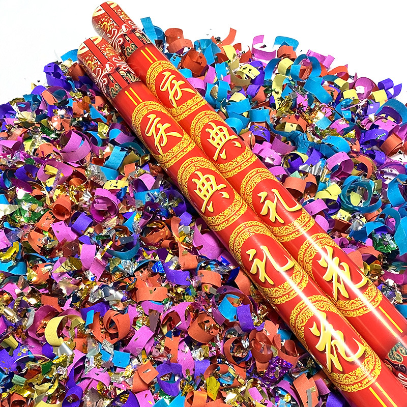 Factory Delivery Wedding, Marriage Festival Opening Ceremony Handheld Fireworks Display Tube Hand Twist Fireworks Display Petal Rain Wedding Salute Factory Delivery Wedding, Marriage Festival Opening Ceremony Handheld Fireworks Display Tube Hand Twist Fireworks Display Petal Rain Wedding Salute