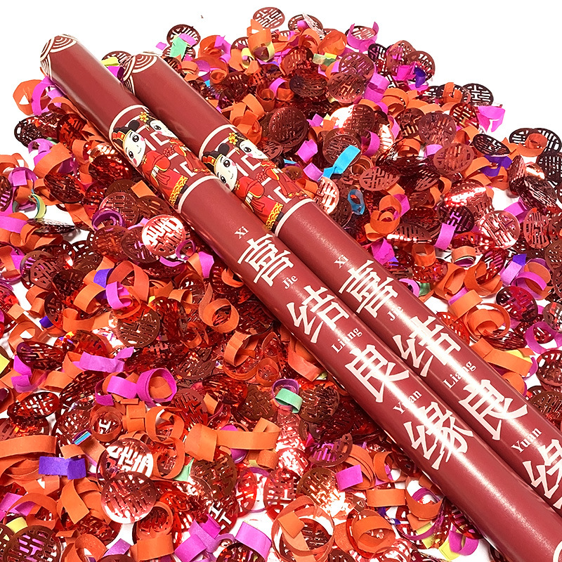 Factory Delivery Wedding, Marriage Festival Opening Ceremony Handheld Fireworks Display Tube Hand Twist Fireworks Display Petal Rain Wedding Salute Factory Delivery Wedding, Marriage Festival Opening Ceremony Handheld Fireworks Display Tube Hand Twist Fireworks Display Petal Rain Wedding Salute