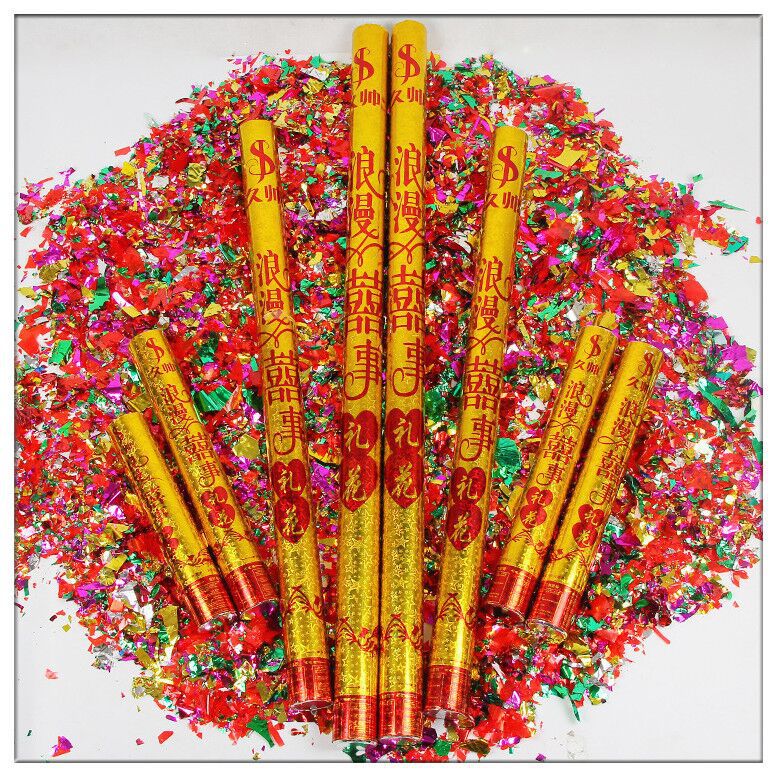 Factory Wedding Salute Wedding Ceremony Fireworks Display Opening Ceremony Salute Hand-Held Fireworks Display-Tube Petal Rain Spraying Decoration Canister Wholesale