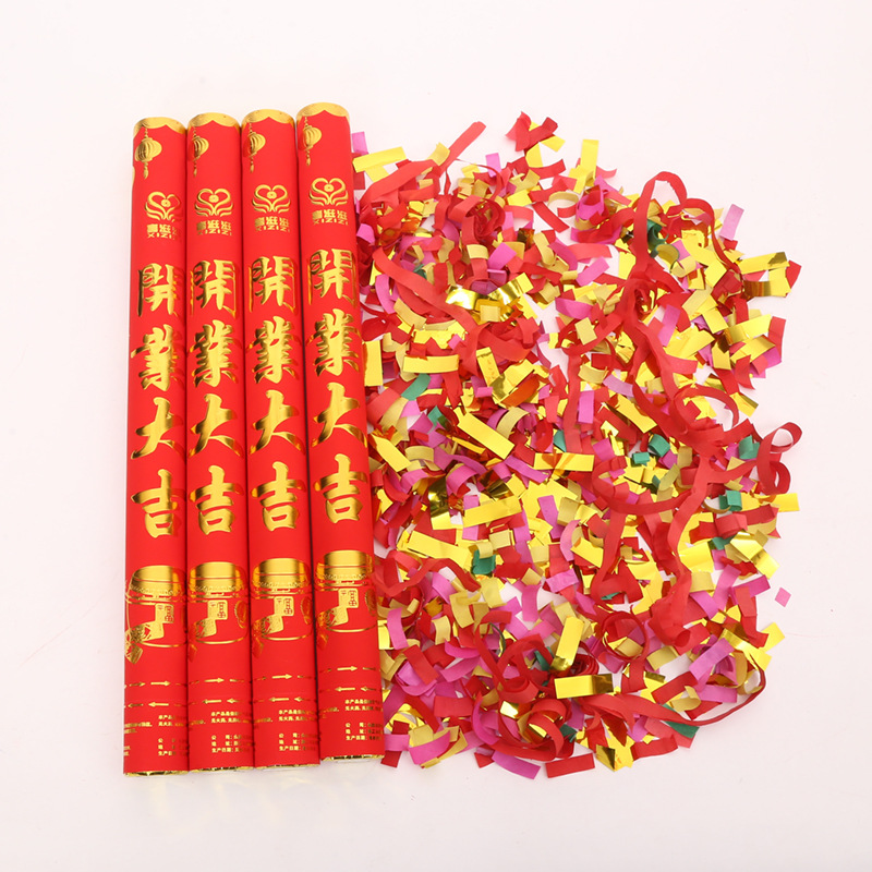 Factory Wedding Salute Wedding Ceremony Fireworks Display Opening Ceremony Salute Hand-Held Fireworks Display-Tube Petal Rain Spraying Decoration Canister Wholesale
