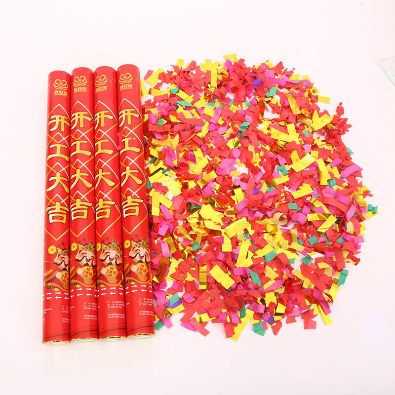 Factory Wedding Salute Wedding Ceremony Fireworks Display Opening Ceremony Salute Hand-Held Fireworks Display-Tube Petal Rain Spraying Decoration Canister Wholesale