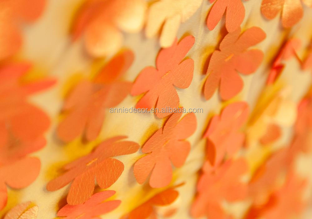 Hot sale elegant petal taffeta wedding chair sash