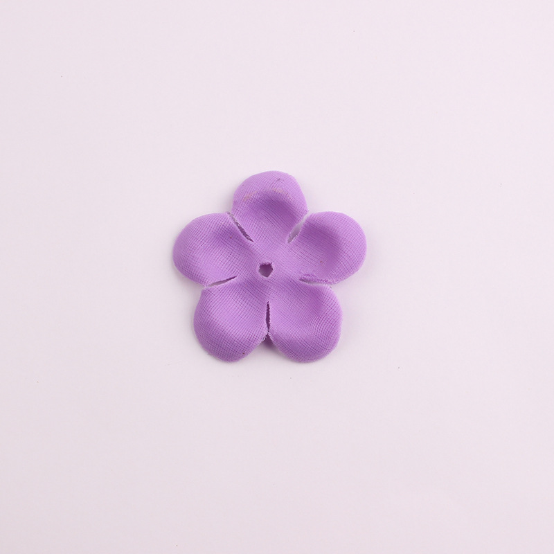 Simulation Fake Flowers Multicolor Five-Petal Flower Laminate Handmade DIY Headdress Accessories Wedding Dress Accessories