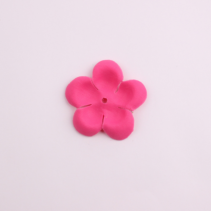 Simulation Fake Flowers Multicolor Five-Petal Flower Laminate Handmade DIY Headdress Accessories Wedding Dress Accessories