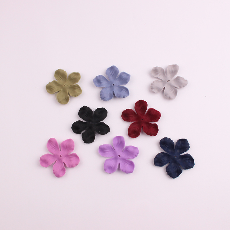 Microfiber Flower 5-Petal Flower Chiffon Laminate Headdress Clothing Wedding Accessories DIY Handmade Clothing Accessories Microfiber Flower 5-Petal Flower Chiffon Laminate Headdress Clothing Wedding Accessories DIY Handmade Clothing Accessories