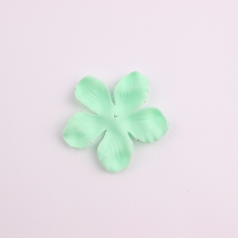 Microfiber Flower 5-Petal Flower Chiffon Laminate Headdress Clothing Wedding Accessories DIY Handmade Clothing Accessories