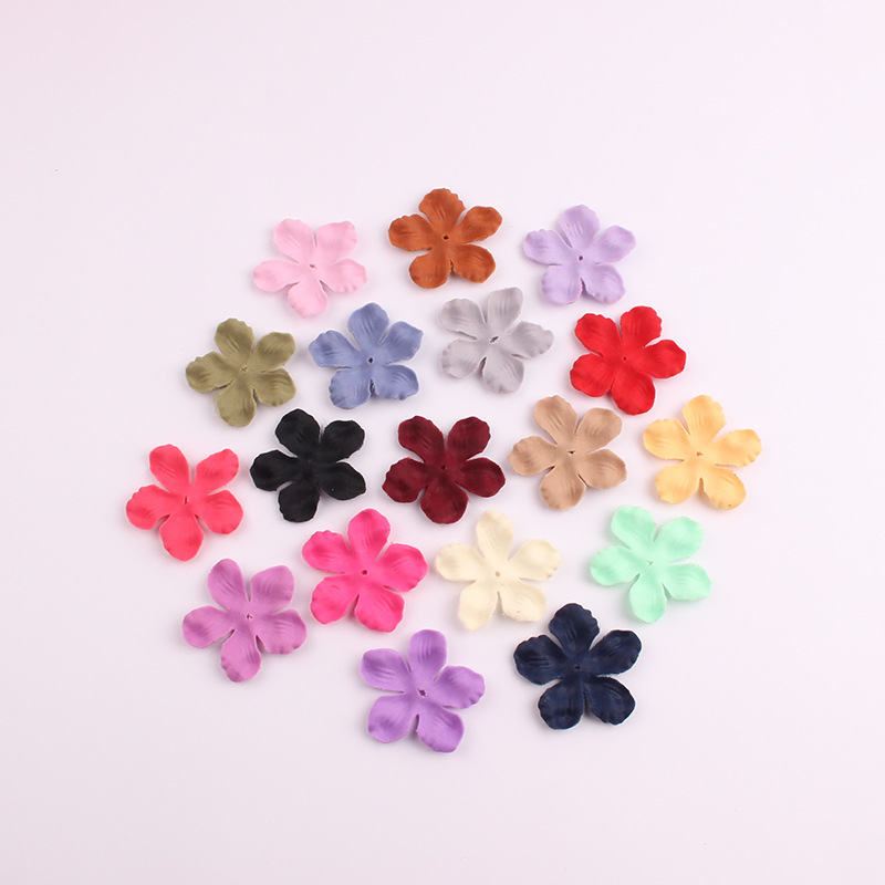 Microfiber Flower 5-Petal Flower Chiffon Laminate Headdress Clothing Wedding Accessories DIY Handmade Clothing Accessories Microfiber Flower 5-Petal Flower Chiffon Laminate Headdress Clothing Wedding Accessories DIY Handmade Clothing Accessories