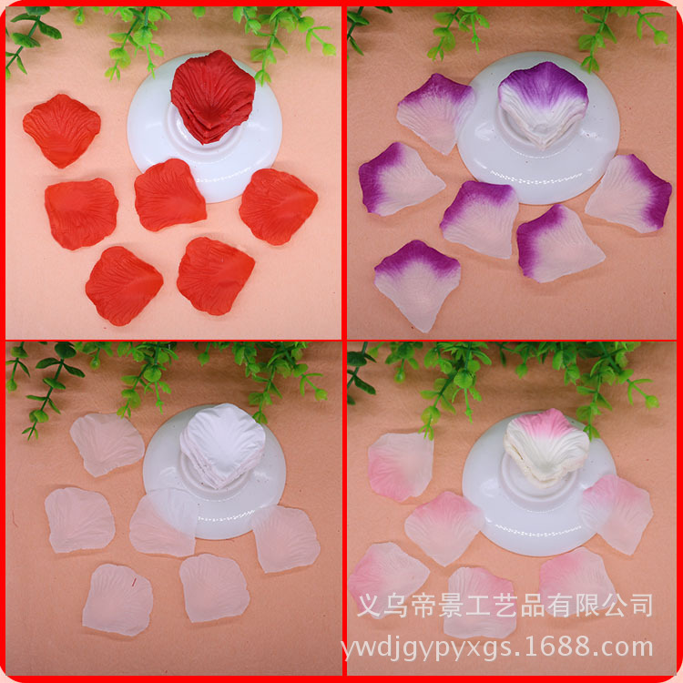 Room Layout Wedding Scene Atmosphere Throwing Flowers Marriage Bed Sprinkling Flowers Factory Wholesale Wedding Petal