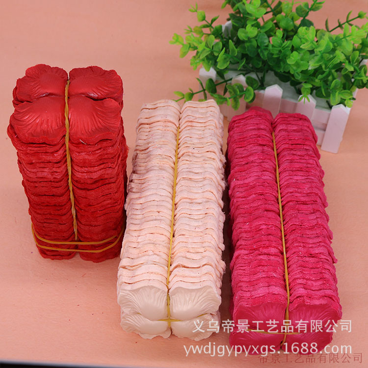 Room Layout Wedding Scene Atmosphere Throwing Flowers Marriage Bed Sprinkling Flowers Factory Wholesale Wedding Petal