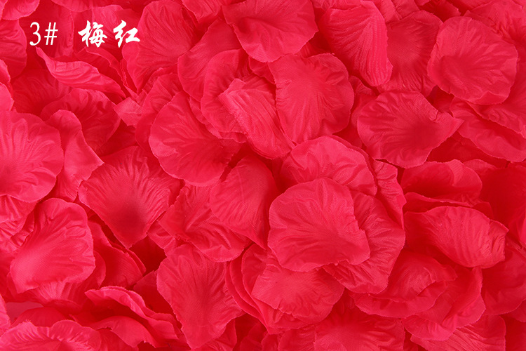 Simulation Petals Rose Petals Wedding Ceremony Wedding Room Layout Wedding Supplies Factory Direct Sales Wedding Petal