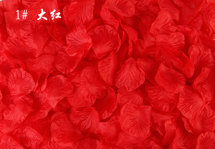 Simulation Petals Rose Petals Wedding Ceremony Wedding Room Layout Wedding Supplies Factory Direct Sales Wedding Petal