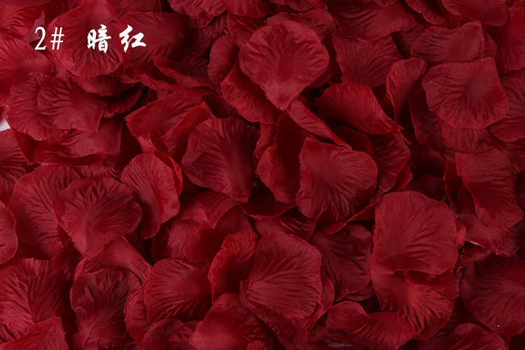 Simulation Petals Rose Petals Wedding Ceremony Wedding Room Layout Wedding Supplies Factory Direct Sales Wedding Petal