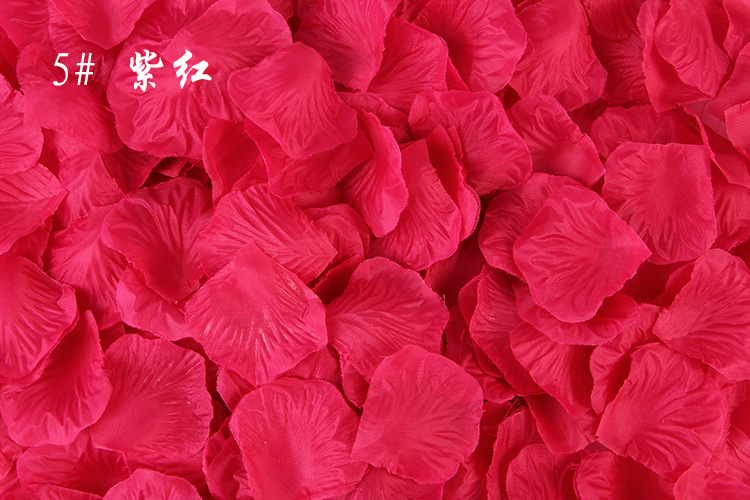 Simulation Petals Rose Petals Wedding Ceremony Wedding Room Layout Wedding Supplies Factory Direct Sales Wedding Petal