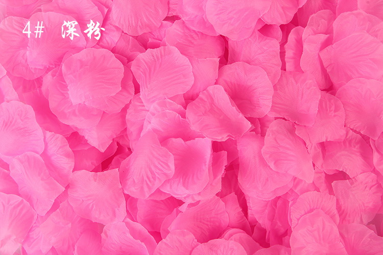 Simulation Petals Rose Petals Wedding Ceremony Wedding Room Layout Wedding Supplies Factory Direct Sales Wedding Petal