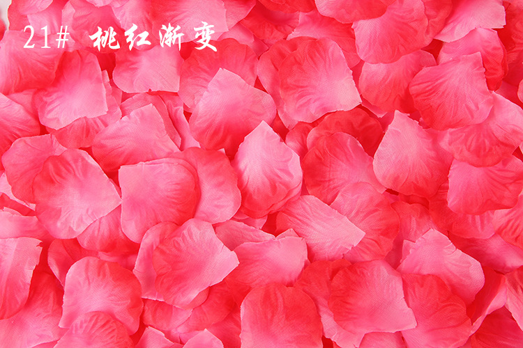 Simulation Petals Rose Petals Wedding Ceremony Wedding Room Layout Wedding Supplies Factory Direct Sales Wedding Petal