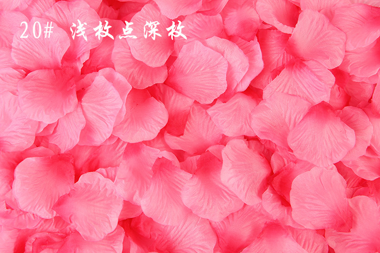 Simulation Petals Rose Petals Wedding Ceremony Wedding Room Layout Wedding Supplies Factory Direct Sales Wedding Petal