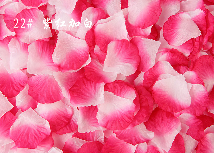 Simulation Petals Rose Petals Wedding Ceremony Wedding Room Layout Wedding Supplies Factory Direct Sales Wedding Petal