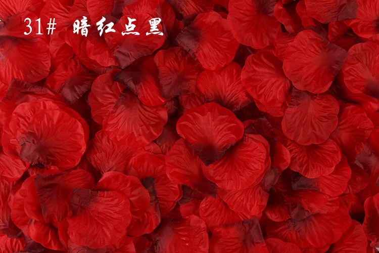 Simulation Petals Rose Petals Wedding Ceremony Wedding Room Layout Wedding Supplies Factory Direct Sales Wedding Petal