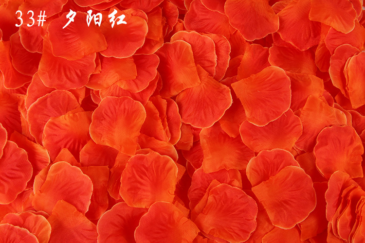 Simulation Petals Rose Petals Wedding Ceremony Wedding Room Layout Wedding Supplies Factory Direct Sales Wedding Petal