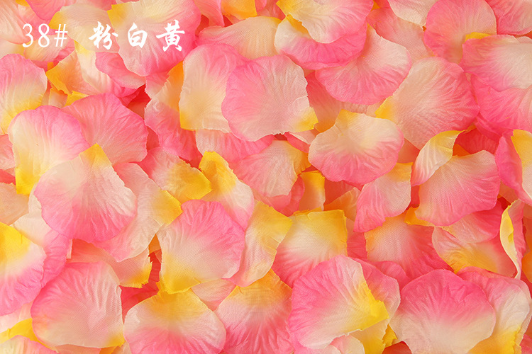 Simulation Petals Rose Petals Wedding Ceremony Wedding Room Layout Wedding Supplies Factory Direct Sales Wedding Petal