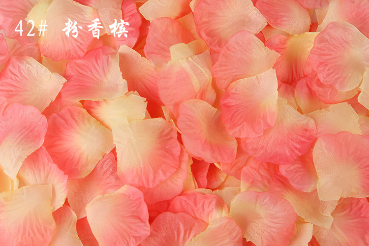 Simulation Petals Rose Petals Wedding Ceremony Wedding Room Layout Wedding Supplies Factory Direct Sales Wedding Petal