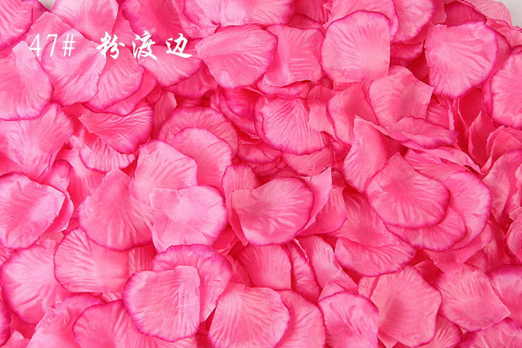 Simulation Petals Rose Petals Wedding Ceremony Wedding Room Layout Wedding Supplies Factory Direct Sales Wedding Petal