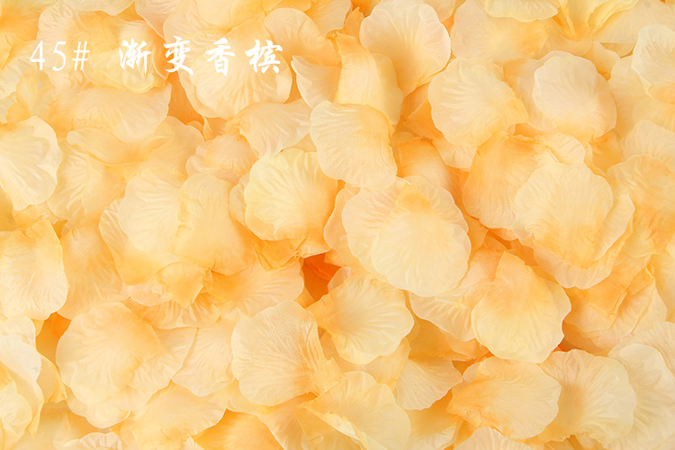 Simulation Petals Rose Petals Wedding Ceremony Wedding Room Layout Wedding Supplies Factory Direct Sales Wedding Petal