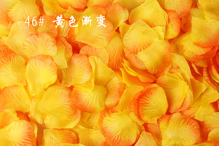 Simulation Petals Rose Petals Wedding Ceremony Wedding Room Layout Wedding Supplies Factory Direct Sales Wedding Petal