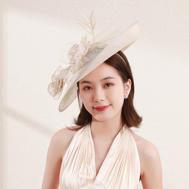 Ling Long Clothing European-Style Elegant Wedding Party Headdress Banquet Women &#039;S Elegant Wedding Hat