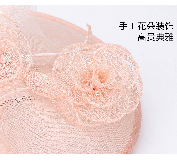 Ling Long Clothing European-Style Elegant Wedding Party Headdress Banquet Women 'S Elegant Wedding Hat Ling Long Clothing European-Style Elegant Wedding Party Headdress Banquet Women 'S Elegant Wedding Hat