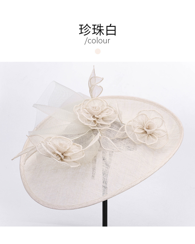 Ling Long Clothing European-Style Elegant Wedding Party Headdress Banquet Women 'S Elegant Wedding Hat Ling Long Clothing European-Style Elegant Wedding Party Headdress Banquet Women 'S Elegant Wedding Hat