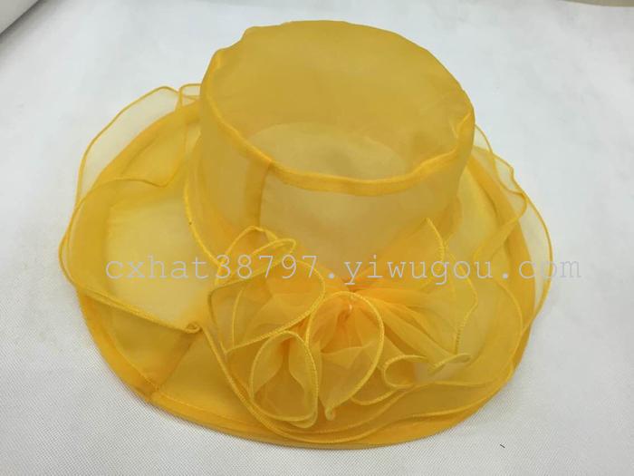 A Korean all-match sun hat hat visor cap beach wedding A Korean all-match sun hat hat visor cap beach wedding