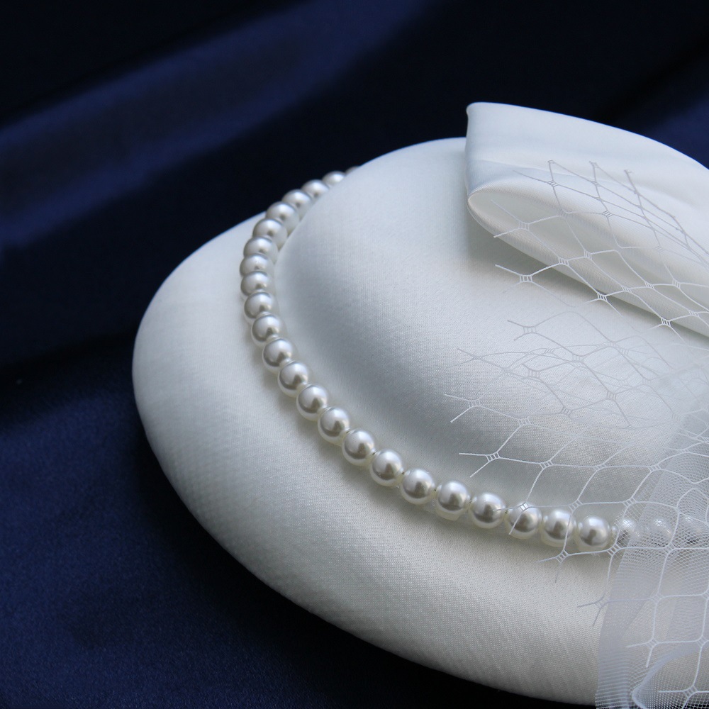 Bridal Headdress White Yarn Top Hat Forest Style Ornament Satin Bow for Wedding Dress Adult Cute Styling Hat Wedding Hat