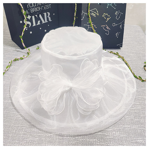 Wedding Hat Hepburn Style Hat Photo Art Wedding Hat White Concave Shape Organza Female Western Style Black Wedding Hat Hepburn Style Hat Photo Art Wedding Hat White Concave Shape Organza Female Western Style Black