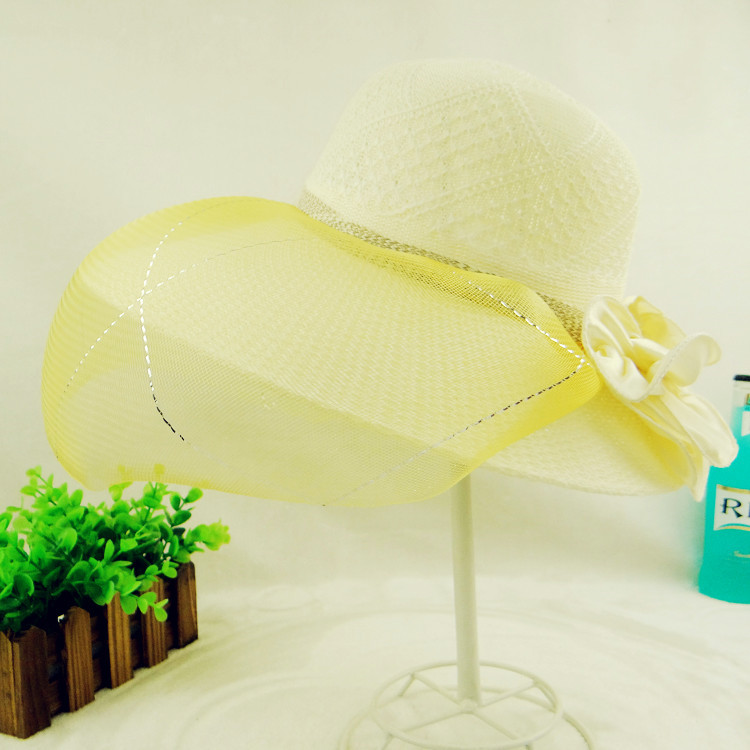 Korean-Style Summer Hollow Lace Mesh Cap Women's Wedding Hat Breathable Big Brim Sun Protection Sun Hat Wedding Hat Korean-Style Summer Hollow Lace Mesh Cap Women's Wedding Hat Breathable Big Brim Sun Protection Sun Hat Wedding Hat