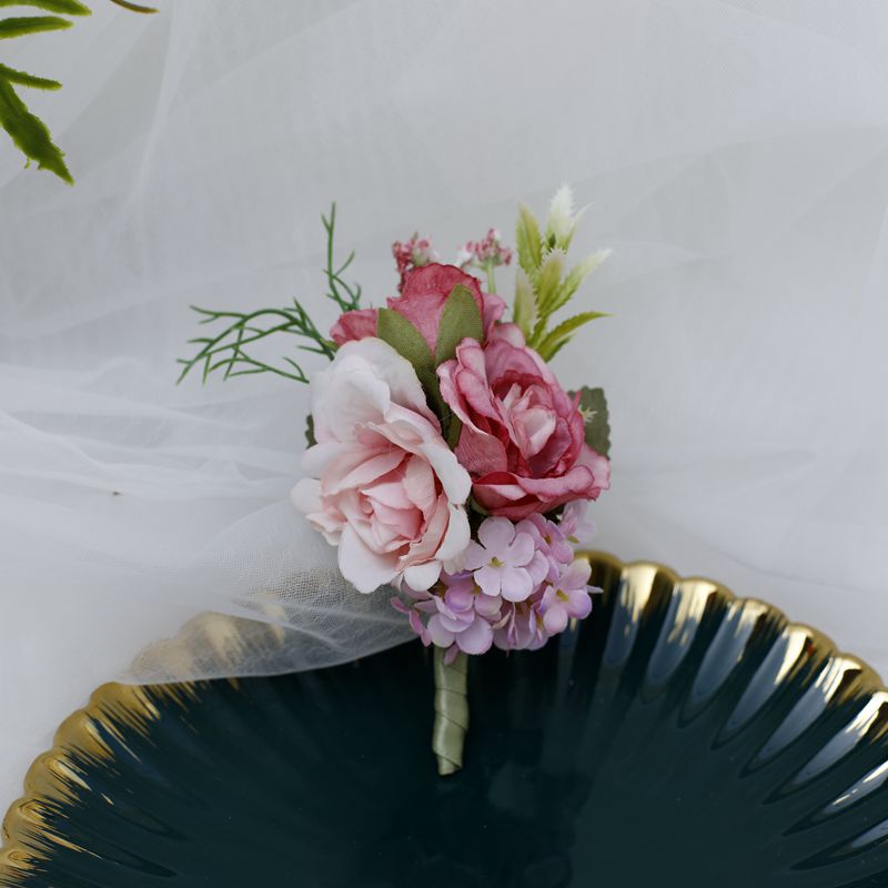 Style European Bride Bridesmaid Wedding Wrist Flower Groom Groomsman Corsage Shoes and Hat Decoration Floral Decorations Style European Bride Bridesmaid Wedding Wrist Flower Groom Groomsman Corsage Shoes and Hat Decoration Floral Decorations