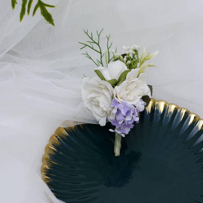 Style European Bride Bridesmaid Wedding Wrist Flower Groom Groomsman Corsage Shoes and Hat Decoration Floral Decorations Style European Bride Bridesmaid Wedding Wrist Flower Groom Groomsman Corsage Shoes and Hat Decoration Floral Decorations