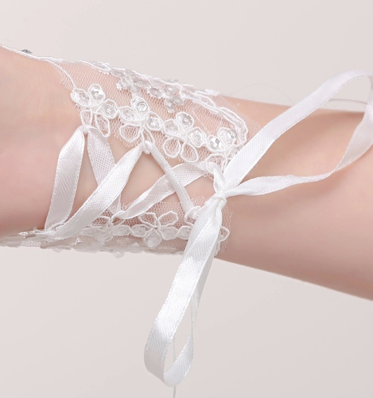 Korean Bridal Wedding Lace Gloves Short Open Finger Wedding Dress Formal Dress Accessories Wedding Gloves Korean Bridal Wedding Lace Gloves Short Open Finger Wedding Dress Formal Dress Accessories Wedding Gloves