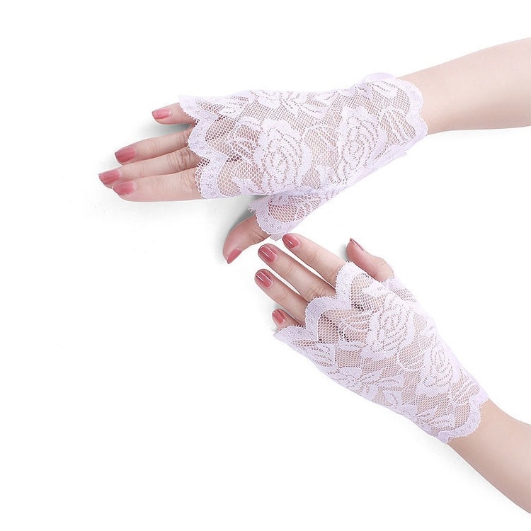 Factory Wholesale Creative Style Lace Gloves European and American Fashion Wedding Dress Wedding Gloves