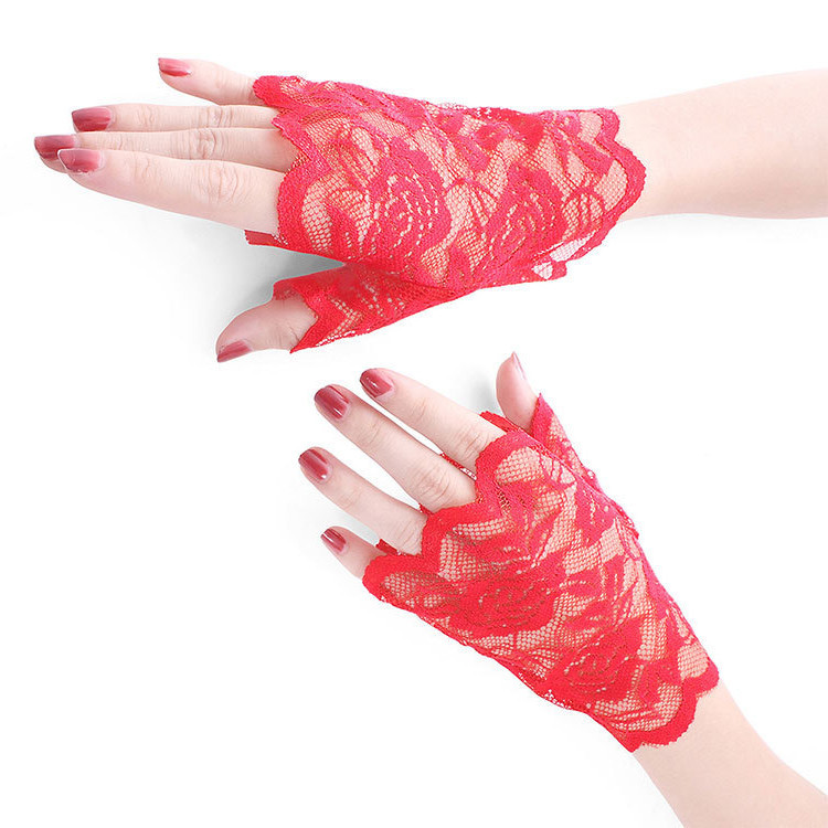Factory Wholesale Creative Style Lace Gloves European and American Fashion Wedding Dress Wedding Gloves
