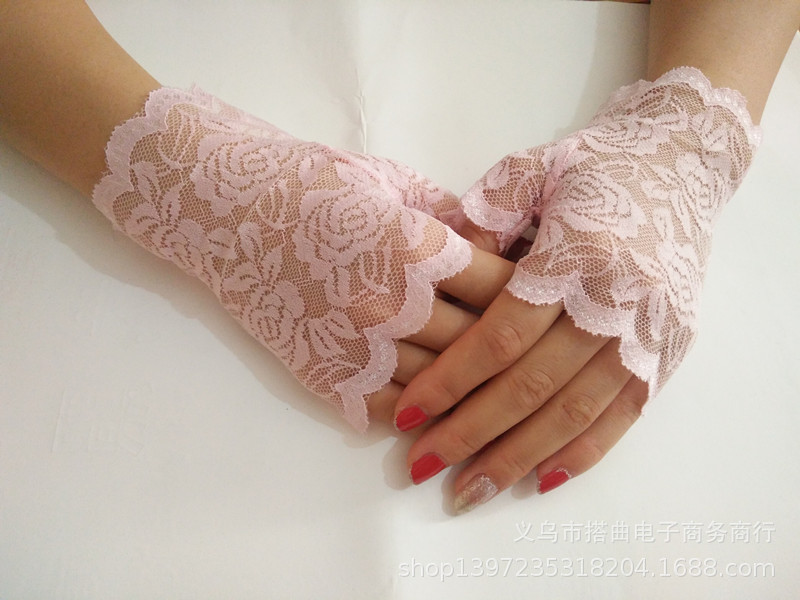 Factory Wholesale Creative Style Lace Gloves European and American Fashion Wedding Dress Wedding Gloves Factory Wholesale Creative Style Lace Gloves European and American Fashion Wedding Dress Wedding Gloves