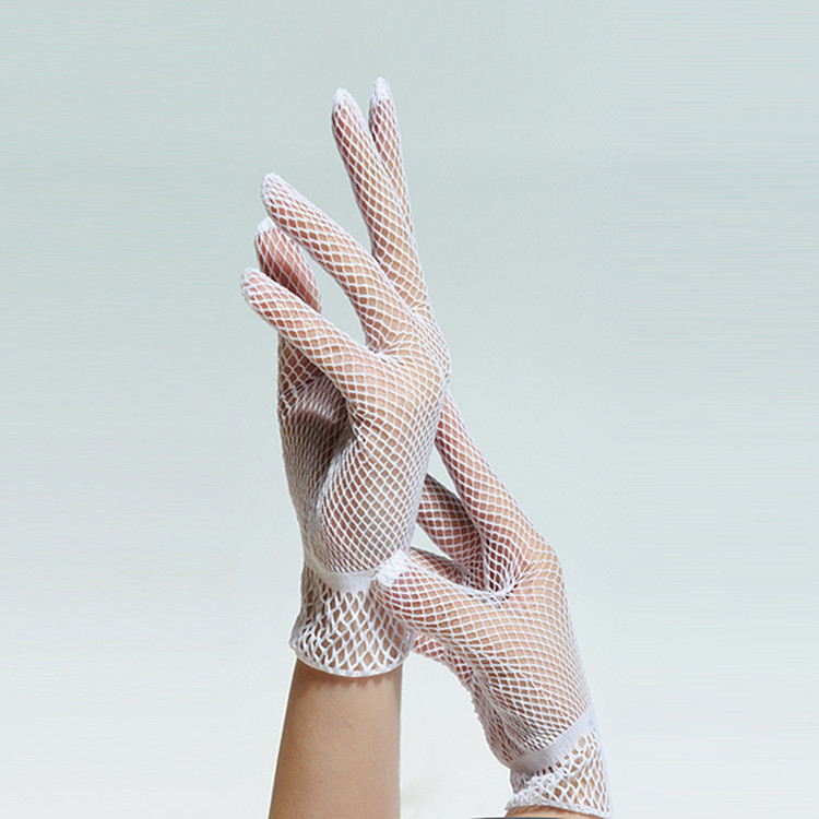 Cross-Border Bridal Wedding Gloves Fishnet Bow Wedding Dress And Cheongsam Wedding Gloves