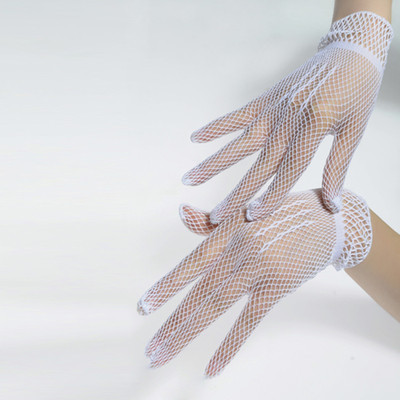 Cross-Border Bridal Wedding Gloves Fishnet Bow Wedding Dress And Cheongsam Wedding Gloves