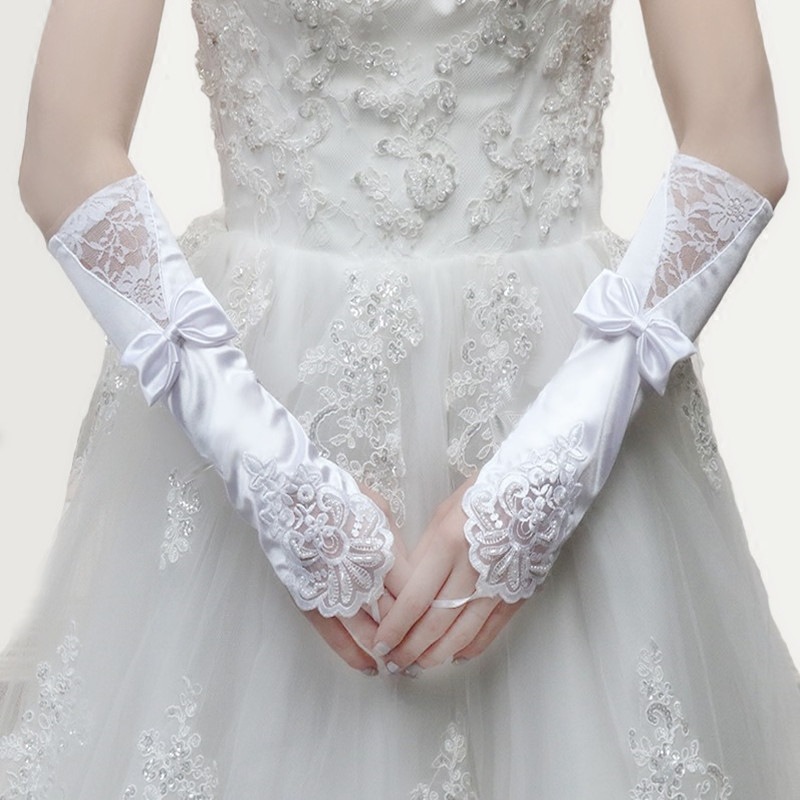 Bridal Wedding Lace Red White Wedding, Wedding Celebration, Wedding Wedding Gloves