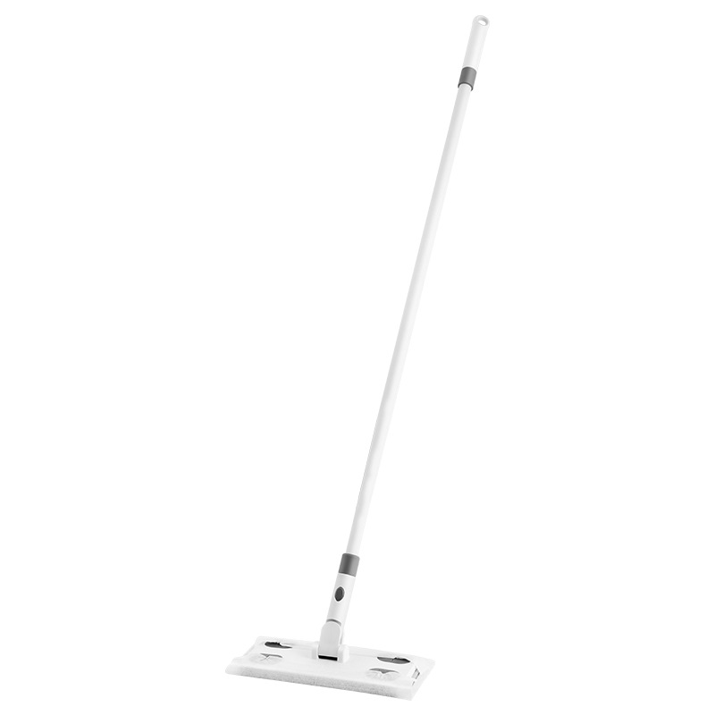 Processing Customized Static Dust-Removal Paper Disposable Mop Lazy Hand-Free Aluminum Plate Flat Mop Glass Household