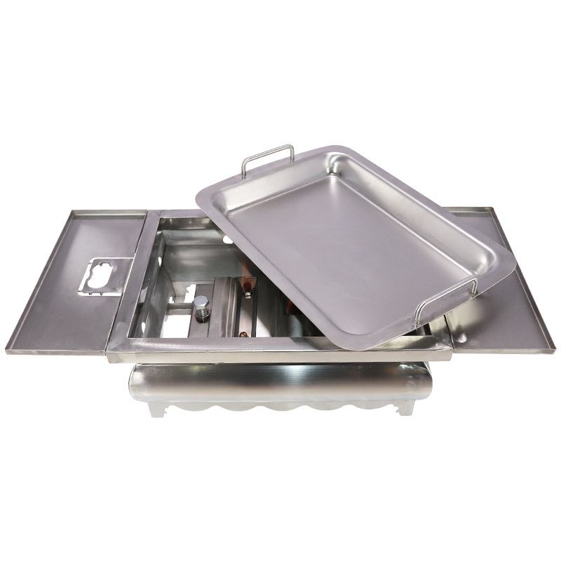 Plate Jianghu Fish Steal Jianghu Fish Pie Stainless Steel Fish Roasting Plate Grilled Fish Dish Paper Bag Fish Paper Bag