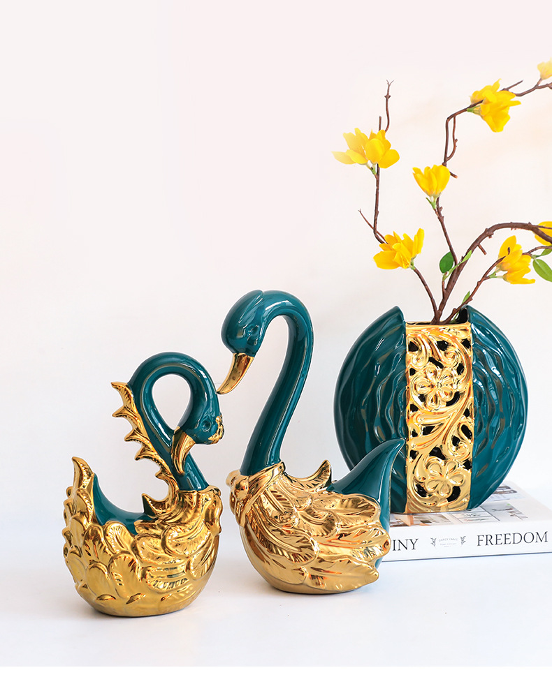 Light Luxury Modern Home Bedroom Living Room Decorations Creative Lovesickness Swan Decoration Gift for New Couple Girlfriends Wedding Gift Light Luxury Modern Home Bedroom Living Room Decorations Creative Lovesickness Swan Decoration Gift for New Couple Girlfriends Wedding Gift